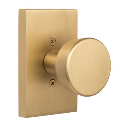 SURE-LOC HARDWARE Sure-Loc Hardware Zermatt Dummy Knob, Satin Brass ZT100 SB